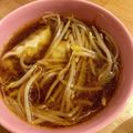 ぱぴぷゆい's cooksnap of when they made 冷凍餃子でお手軽！ｻﾝﾗｰﾀﾝ風ｽｰﾌﾟ.