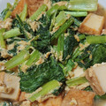 ナーちゃん's cooksnap of when they made 厚あげと小松菜のたまごとじ.