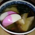 ういろう猫's cooksnap of when they made あごだしつゆで作る、博多風お雑煮.
