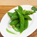 horseland's cooksnap of when they made スナップエンドウの塩ゆで.