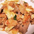 ひーろん's cooksnap of when they made 豆腐でかさ増し♪豚キムチ炒め.