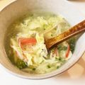 みなとのまんま's cooksnap of when they made ブロッコリーとかにかまと卵のスープ.