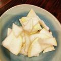 Sun Flover's cooksnap of when they made 子供も喜ぶ大根のお漬物.