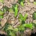 えだま21's cooksnap of when they made 豚こまとブロッコリーの甘辛味噌炒め.