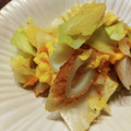 ばたみそーぱん☆'s cooksnap of when they made 節約45円♡ちくわと卵のスイチリマヨ炒め.