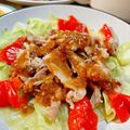 シルバニア's cooksnap of when they made レンジだけ☆豚こまとキャベツの重ね蒸し♬.