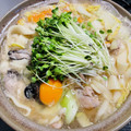 料理男子部's cooksnap of when they made 牡蠣の中華風ピリ辛煮込みうどん.