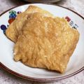 chikappe's cooksnap of when they made お稲荷さんに♪うちのふっくらお揚げ☆.
