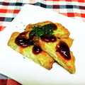 龍青空ママ's cooksnap of when they made 5分で簡単！さつま揚げのお好み焼き風.