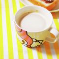 ふうはっちゃん's cooksnap of when they made カフェ気分♪黒糖豆乳カフェオレ＊*.