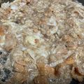 papikun's cooksnap of when they made もんじゃ焼き.