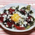 じゃりてん's cooksnap of when they made すじこの海苔弁風お楽しみ二段丼.