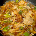 ユリchan＊'s cooksnap of when they made 豚バラしゃぶとえのきと長ネギの簡単煮.