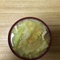 かおり♡♡♡'s cooksnap of when they made キャベツと溶き卵・優しい甘味のお味噌汁.