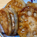 ベジベジーナ's cooksnap of when they made 揚げずに簡単！蓮根のはさみ焼き.