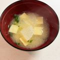 はちみつlove's cooksnap of when they made 大根と高野豆腐でお味噌汁.