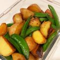 ayahoo1025's cooksnap of when they made 新じゃがとスナップえんどうの甘辛バター煮.