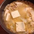 twママ's cooksnap of when they made 〖簡単！豚こま肉と白菜のにんにく味噌鍋〗.