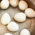 はちみつlove's cooksnap of when they made 簡単　黄身がフワフワゆで卵.