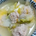 くまのこうーふ's cooksnap of when they made 柚子香る豚団子鍋.