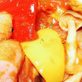 earth。's cooksnap of when they made 簡単★厚揚げとウィンナーのトマト煮.