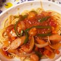 モアミニーさん's cooksnap of when they made パパッとランチ♡トマト缶で贅沢ナポリタン.