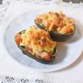 スタイリッシュママ's cooksnap of when they made 簡単☆アボカドとトマトのマヨ醤油焼き☆.