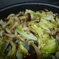 のすけのすけ's cooksnap of when they made キャベツとしめじ☆ニンニク炒め.