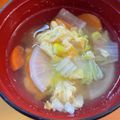 あいママ's cooksnap of when they made ホウレンソウと卵の中華スープ.