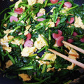 あおいゆうきっ。's cooksnap of when they made ほうれん草とベーコンと玉子のマヨ炒め☆.