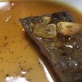 moon10's cooksnap of when they made レンジで簡単！にんにく醤油ステーキソース.