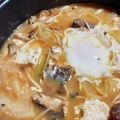 気まぐれ♡雨おんな's cooksnap of when they made りぴりぴ簡単サバ缶スンドゥブチゲ☆一人鍋.