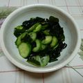 レオミウ's cooksnap of when they made きゅうりわかめ×塩昆布！.