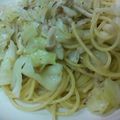 べるり's cooksnap of when they made キャベツとしめじのアンチョビパスタ.