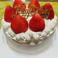 momo10300's cooksnap of when they made 子供と作る☆スポンジケーキ☆別立て.