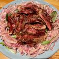 君の玉ねぎ's cooksnap of when they made サーロインでタリアータ！大人レモンソース.