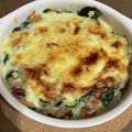 chaganicof's cooksnap of when they made お餅のもちもちグラタン♪.