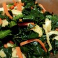 ひっこ's cooksnap of when they made 小松菜と油揚げの煮浸し★小鉢　ダシなし♪.