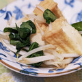 うーれい's cooksnap of when they made 【簡単】小松菜と厚揚げのごま油炒め.