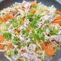 ちょ〜☆'s cooksnap of when they made 豚バラと白菜の無水ごま油鍋 QC.