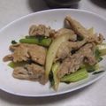 きらり流れ星's cooksnap of when they made 簡単★セロリと豚バラ炒め.