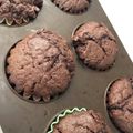 ユカtoマオマオ's cooksnap of when they made 卵無しで作るしっとりチョコマフィン.