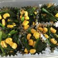 R2016's cooksnap of when they made ほうれん草とコーンのバター醤油炒め.