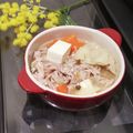 からあげパーティー's cooksnap of when they made 〖簡単！豚こま肉と白菜のにんにく味噌鍋〗.