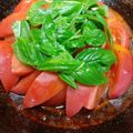 チャーミル's cooksnap of when they made トマトとバジルの簡単サラダ.