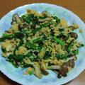 55才のおじさん's cooksnap of when they made ＊白だしでニラとしめじと卵の炒め物＊.