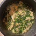 Tiny♡'s cooksnap of when they made 暖まります♪春菊のかき玉汁。.