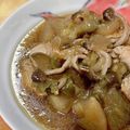 おさるJr's cooksnap of when they made 鶏もも肉と茄子と大根の煮物.
