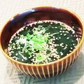 Dellaたん's cooksnap of when they made お椀１つで簡単ワカメスープ.