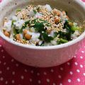 もすろー's cooksnap of when they made 納豆とニラのシンプル混ぜご飯.